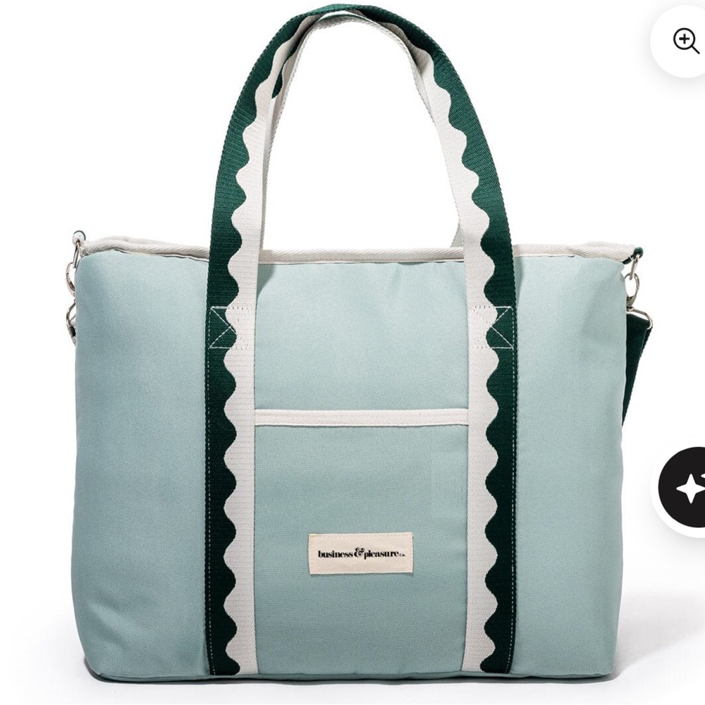 Business & pleasure THE HOLIDAY COOLER TOTE BAG - RIVIE GREEN